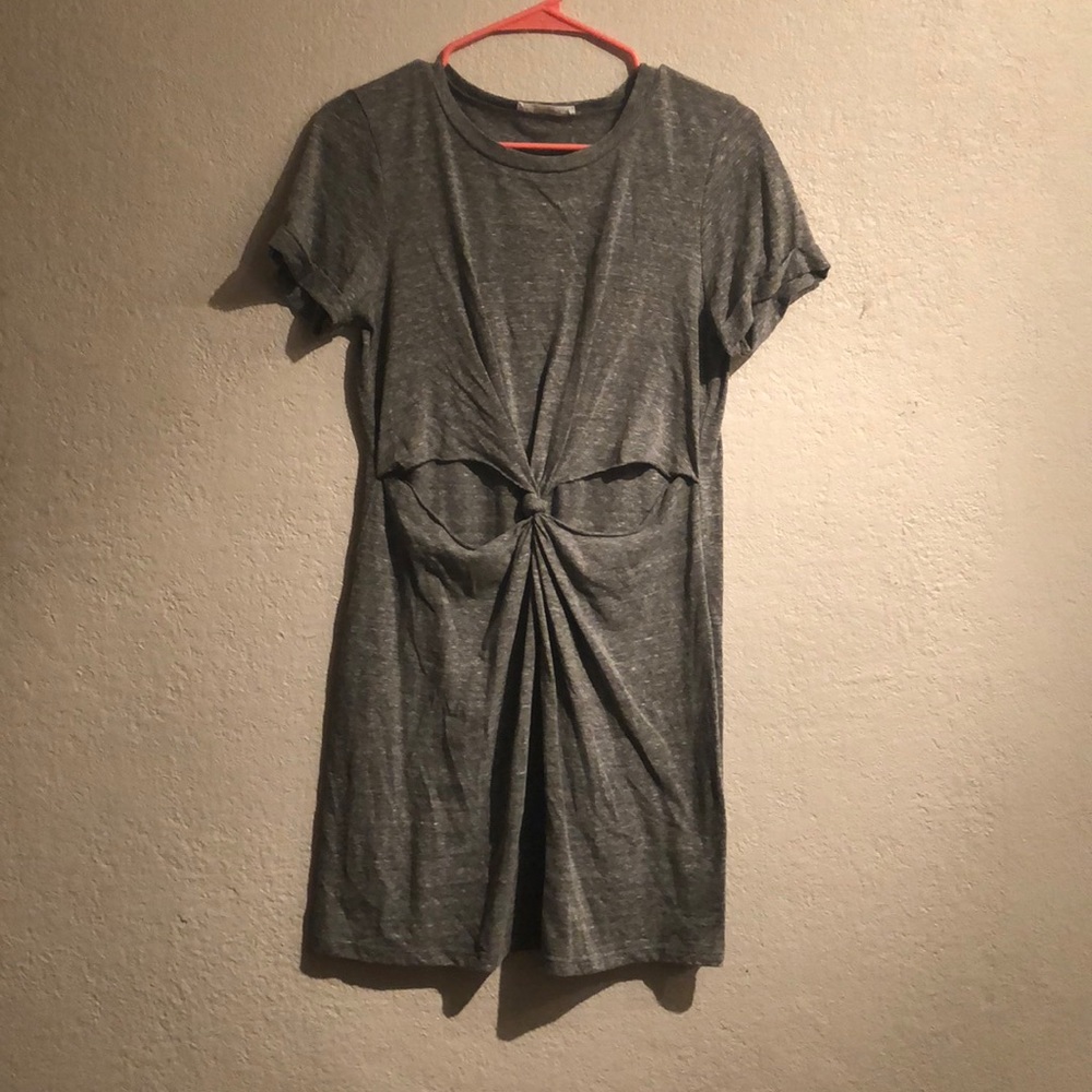 T-Shirt dress with cut outs, size Medium